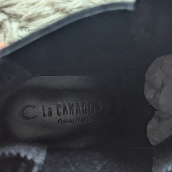 NWT La CANADIENNE Cosner Black Patent Leather Chelsea Boots - Picture 11 of 14